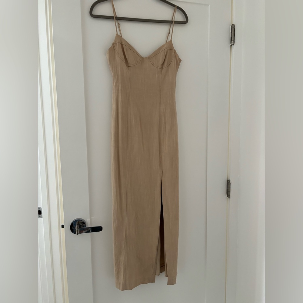 Zara midi dress with slit